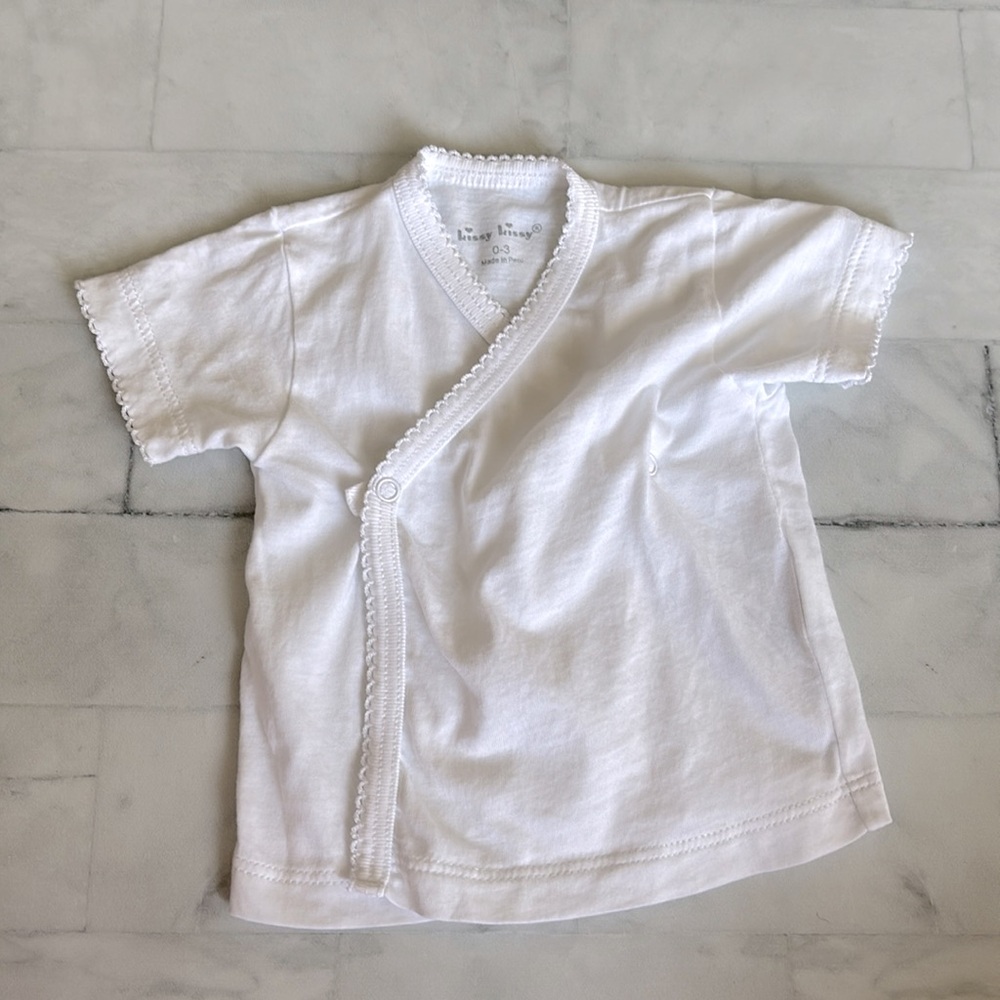 Kissy Kissy Baby Girl’s White Kimono-Style T-Shirt